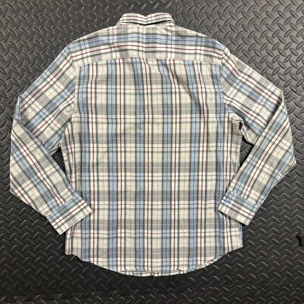 Original Penguin Plaid Button Down Shirt Men’s Classic Fit Long Sleeve - Picture 11 of 12